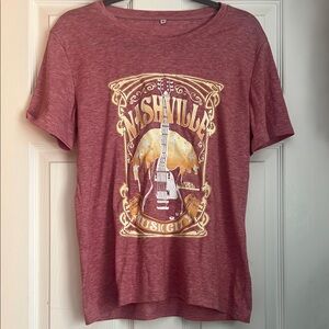 Nashville Music City Graphic T-Shirt